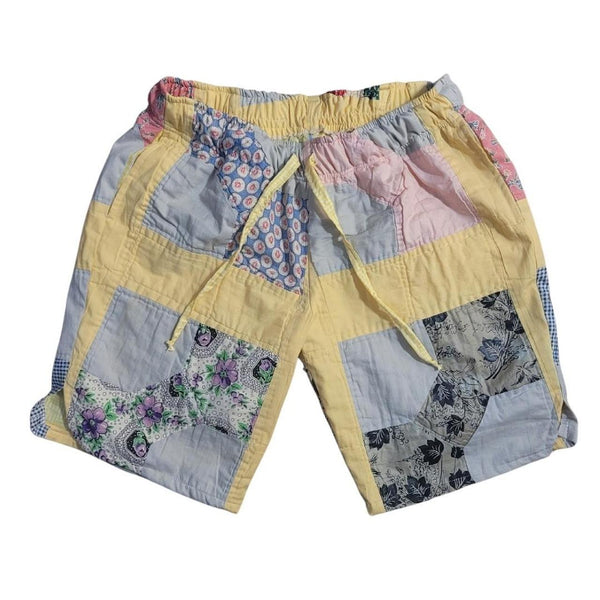 Acts of Congress Patchwork Pattern Shorts