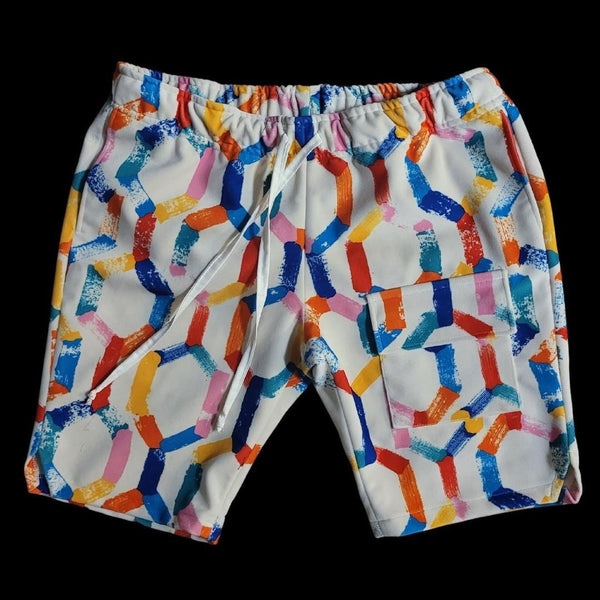 Acts of Congress Geometric Front Pocket Shorts