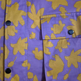 Handmade Butterick Floral Pattern Trucker Jacket