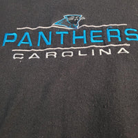 90's Vintage Carolina Panthers Embroidered Logo 7 Crewneck