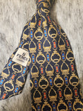 Vintage Gold Link Fendi Neck Tie