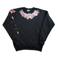 WOMEN'S CUSTOM FLORAL SWEATSHIRT