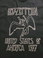 VINTAGE LED ZEPPLIN UNITE STATES OF AMERICA 1977 TEE