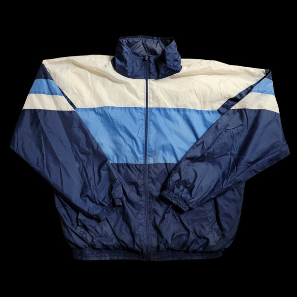 90's VINTAGE COLOR BLOCK WINDBREAKER