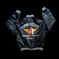 90's VINTAGE CHALK LINE FLYING FEZZES BOMBER