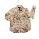 WOMEN'S RALPH LAUREN FLORAL WESTERN SHIRT