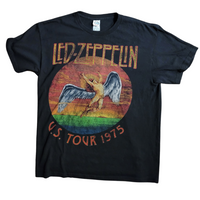 VINTAGE LED ZEPPELIN US TOUR 1975 TEE