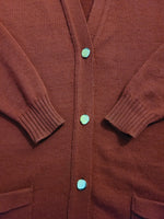 90's VINTAGE MURRAY BROTHERS WOOL GOLD BUTTON CARDIGAN