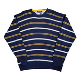 90's VINTAGE TOMMY HILFIGER STRIPED CREWNECK