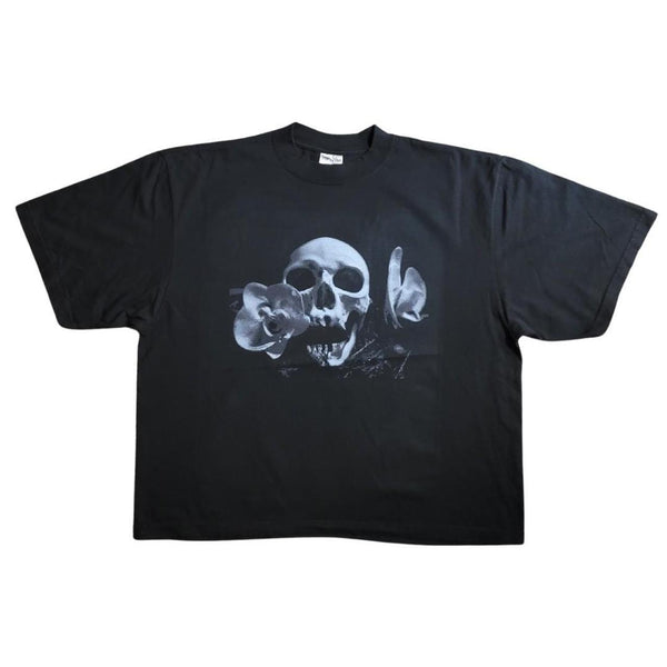 Ashes to Ashes Skull & Orchids Tee