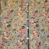 90's Vintage Floral Pattern Reversible Kantha Jacket