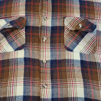 90's VINTAGE PLAID FLANNEL SHIRT