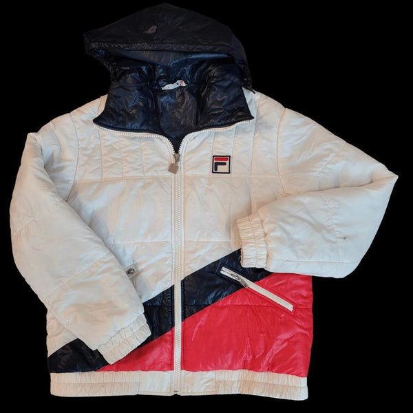 VINTAGE FILA COLORBLOCK PUFFER DOWN JACKET