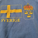 90's VINTAGE SVERIGE FLAG RAGLAN CREWNECK