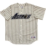 VINTAGE HOUSTON ASTROS PINSTRIPE MAJESTIC JERSEY