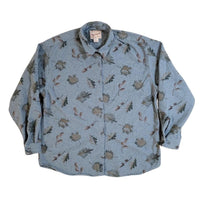 Women's Woolrich Fall Leaf Pattern Button-down