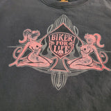Vintage Biker for Life Devil Girl Tee