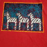 Vintage Zebra Artwork Graphic Tee