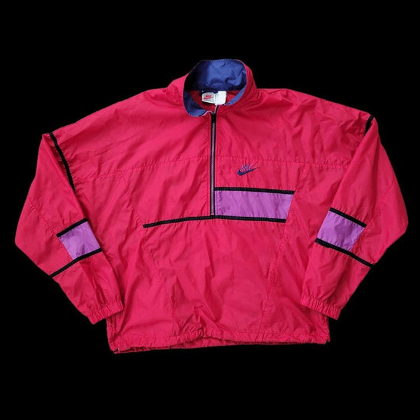 90's VINTAGE HALF ZIP NIKE WINDBREAKER JACKET