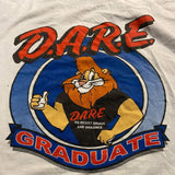 90's VINTAGE DARE TO RESIST DRUGS GRADUATE TEE