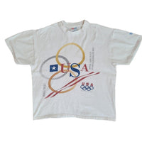 1996 VINTAGE USA OLYMPICS 100 YEAR ANNIVERSARY TEE