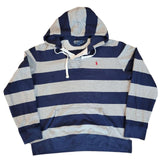 VINTAGE POLO RALPH LAUREN STRIPED HOODIE