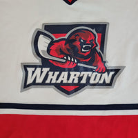 VINTAGE WHARTON WILDMEN #8 CHOW HOCKEY JERSEY