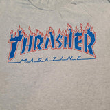 Vintage Thrasher Magazine Patriot Flame Ash Tee