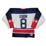 VINTAGE WHARTON WILDMEN #8 CHOW HOCKEY JERSEY