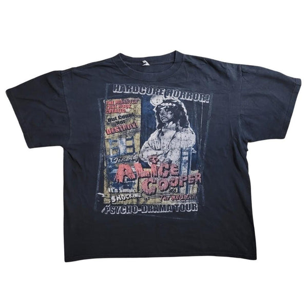 VINTAGE ALICE COOPER HARDCORE HORROR PHYSCO-DRAMA TOUR GRAPHIC TEE