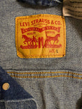 80's TYPE 3, LITTLE e RED TAB
LEVIS STRAUSS TRUCKER DEMIN JACKET